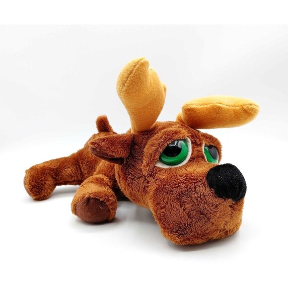 Russ Lil Peepers Max Moose Plush Stuffed Animal Big Green Eyes 10" - Picture 3 of 6